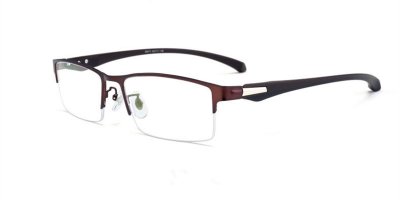 Computer glasses blue light, Brown Titanium Alloy