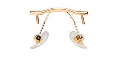 Glasses Bridge for Rimless Glasses,Golden