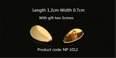 Glasses Parts Nose Pads Length 1.2cm Width 0.7cm