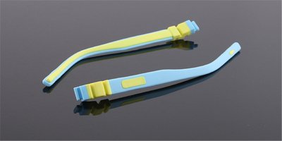 kids replacement temple push in Blue & Yellow