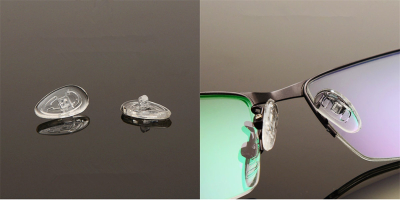 Silicon Nose Pads for Eyeglasses  Length 1.5cm  Width 0.7cm