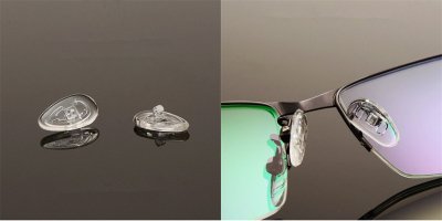 Silicon Nose Pads for Eyeglasses  Length 1.5cm  Width 0.7cm