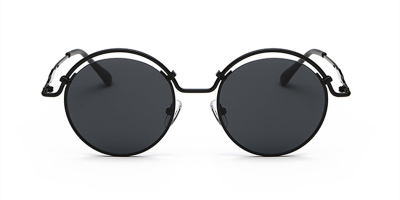 Prescription Designer Sunglasses, Black Frame