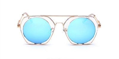 Clear Hexagon Hipster Frames for Sunglasses