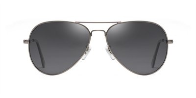 Prescription Designer Sunglasses,Classic Aviator, Gun