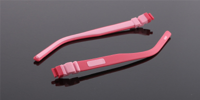 kids replacement temple push in red & pink