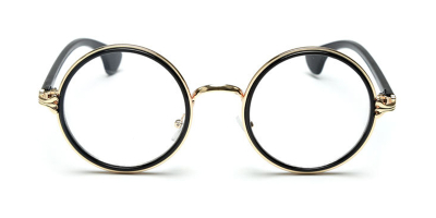 Silver round eyeglasses sale