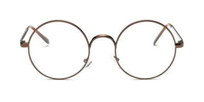 Bronze Frame designer for Round Bifocal Lenses