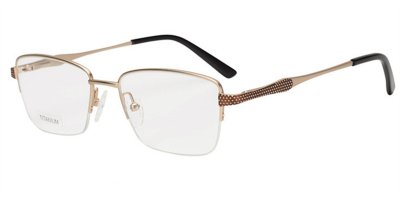 Titanium Semi Rimless Glasses | FramesFashion Rimless Collections