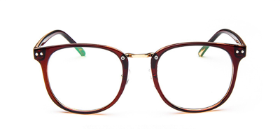 Red Wine Wayfarer Round glasses for Oval Face