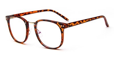 Tortoise Wayfarer Round glasses for Oval Face