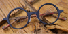 Small Round glasses for men wood grain eyeglasses -d