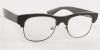  Buffalo Horn Glasses-Browline Clubmaster-Wide Temple Design
