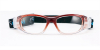 Brown Clear Acetate Prescription Safety Glasses for Football-f