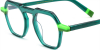 Colorful Thick Rim Acetate Clear Glasses 