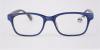 Wood Texture Glasses Blue Frame