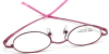High Prescription Titanium Womens Eyeglasses Frames  Color Titanium Eyewear