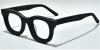Horn Rimmed Wide Frame Glasses