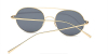 Hipster Frames of Golden Avaitor Glasses 2