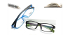  no line bifocals reading glasses, Black & Blue-s
