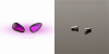 Nose Pads Purple Gems 