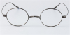 Oval Pure Titanium Saddle Bridge Eyeglasses