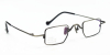 Rectangle Wire Titanium High Prescription Glasses Frames