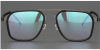 Rectangular Pure Titanium Aviator Glasses