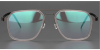 Rectangular Pure Titanium Aviator Glasses