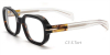 Rectangular Thick Rimmed Clear Glasses