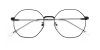 Round Bifocal Lenses glasses, Black 