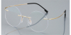 Round Glasses for Men Titanium Rimless-2
