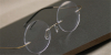 Round Glasses for Men Titanium Rimless-5