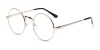 Round Prescription Glasses with Progressive Lenses-diagonal