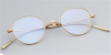 Titanium Saddle Bridge Eyeglasses Round Glasses
