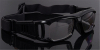 Black Acetate Prescription Safety Glasses-diagonal