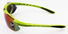 Safety Prescription Glasses  for Cycling green-laterial