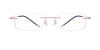 Titanium-Rimless- Glasses-pink