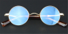 Titanium Saddle Bridge Eyeglasses Round Glasses