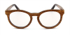 Round Browline Wooden Glasses Frames
