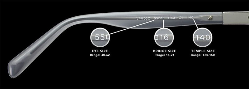 glasses frame measurement