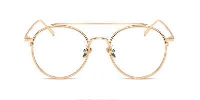 Hipster Frames of Golden Avaitor Glasses