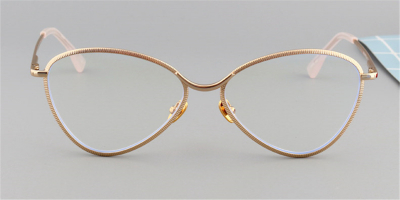 Glasses for Oval Face, Hipster glasses, Cat Eye, Golden
