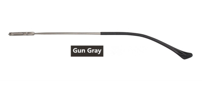Colorful Eyeglasses Temple Gun Gray 2.7 MM