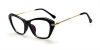 Black Cat Eye Glasses-diagonal