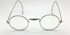 Discount Silver Cable Temples Glasses for Men 43mm