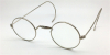 Golden Cable Temples Glasses for Men 41mm -l