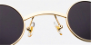 prescription designer sunglasses-round-golden7