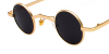 prescription designer sunglasses-round-golden