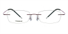  Titanium Rimless  Eyeglasses 